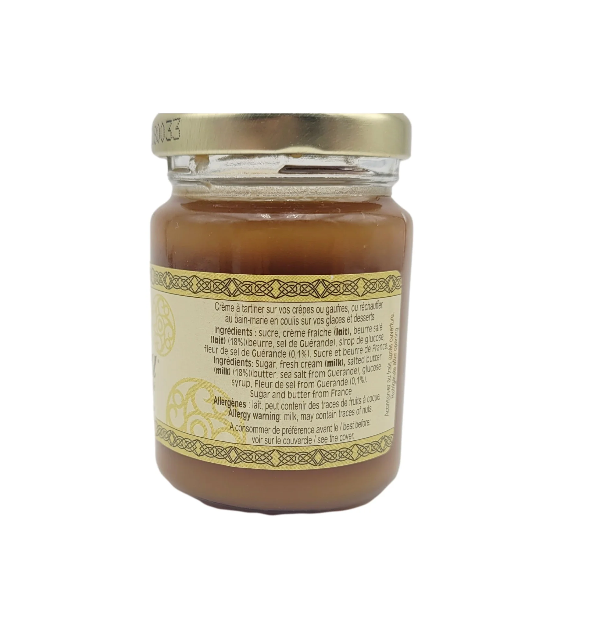 Creme de salidou au beurre salé verso