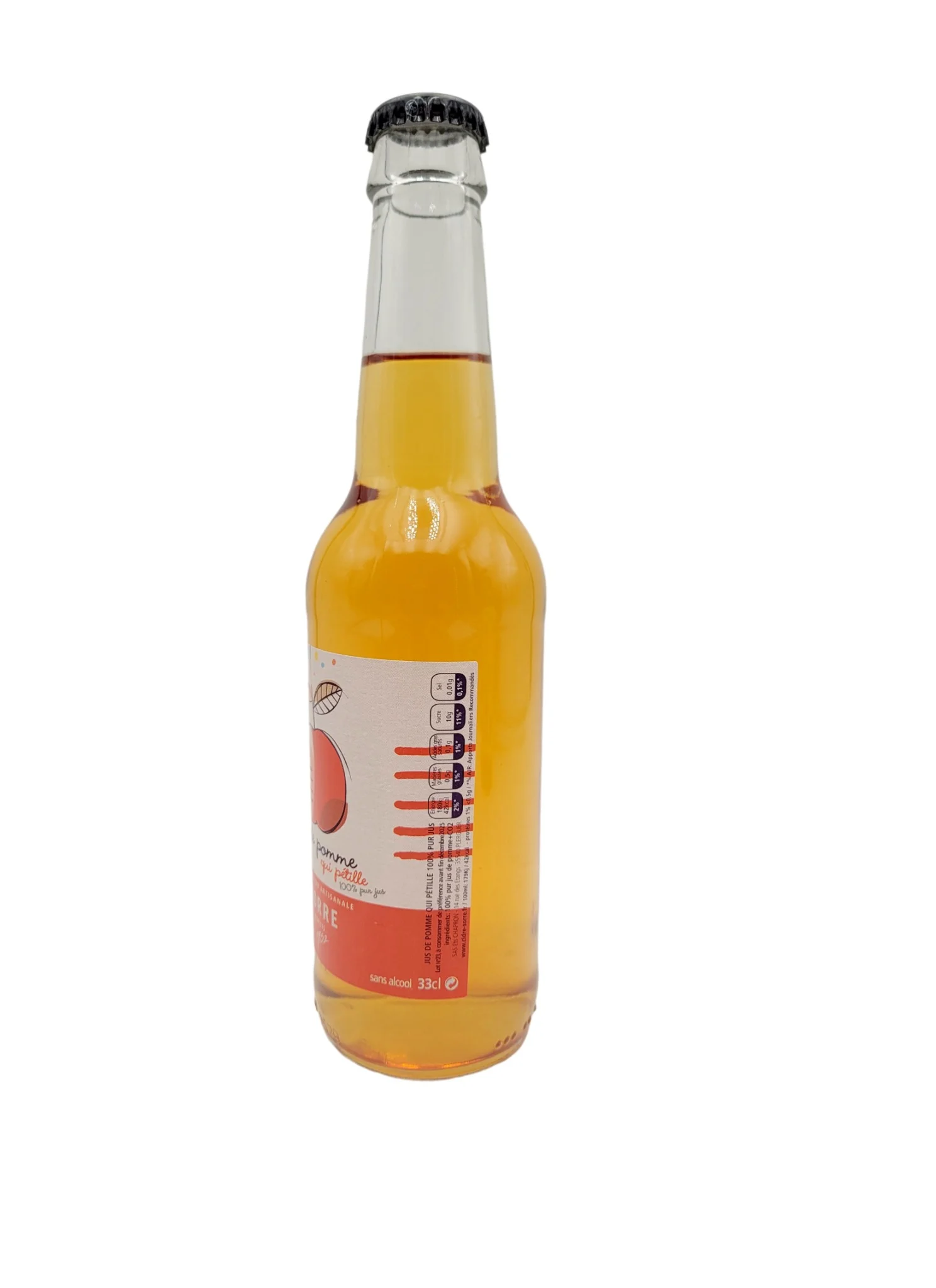 JUS de pomme PETILLANT bretagne