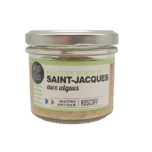 rillettes de st jacques aux algues
