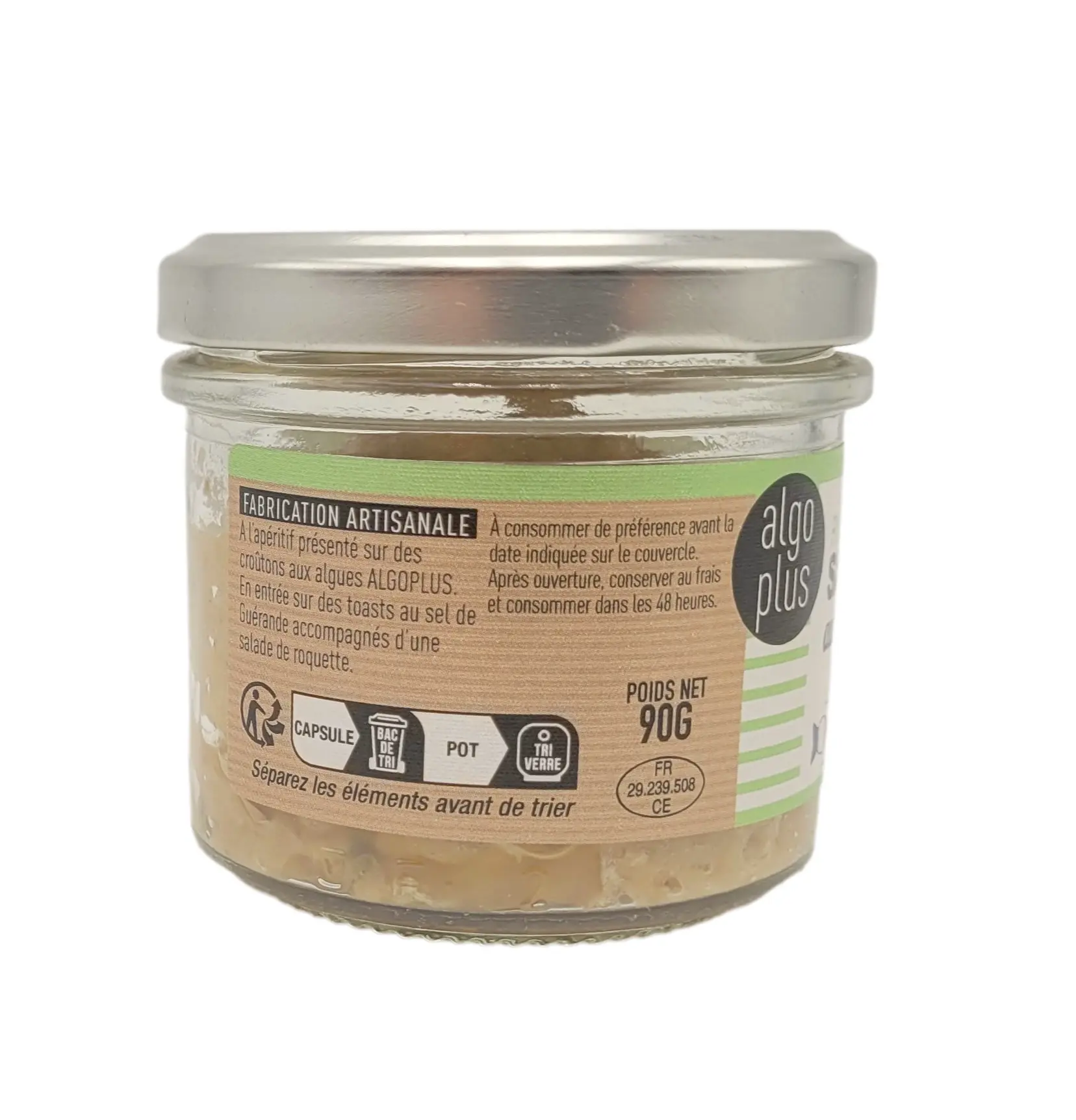 rillettes de st jacques aux algues ingredients