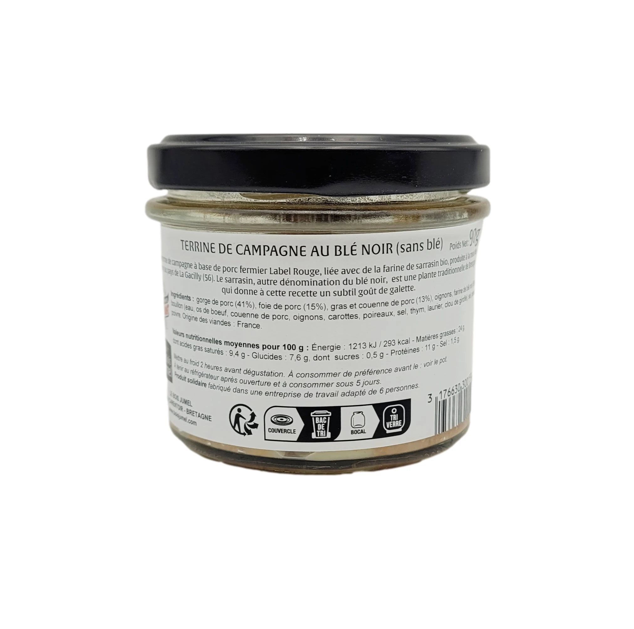 terrine ble noir ingredients